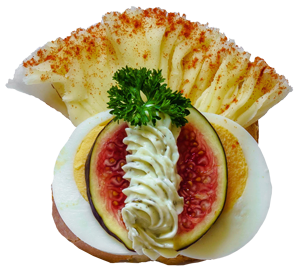Canapé Käse