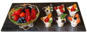 Rahmcreme mit Früchten 2