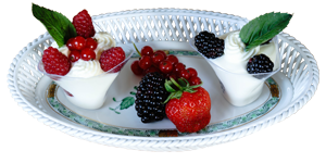 Rahmcreme mit Früchten 3