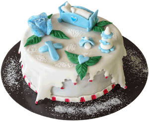 Tauf-Torte Junge
