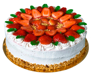 Erdbeer-Zitronen-Rahmtorte