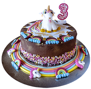 Kindergeburtstagstorte Einhorn